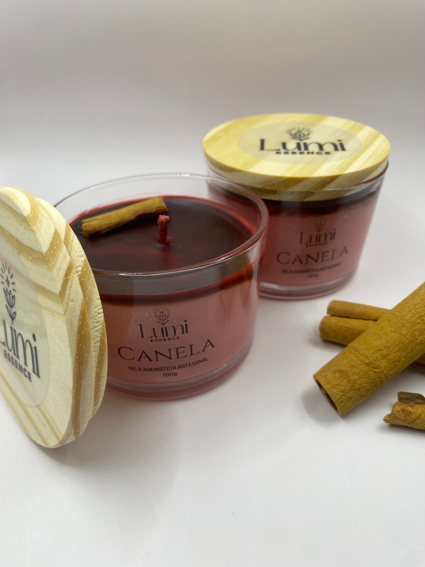 Vela Aromática Artesanal - Canela