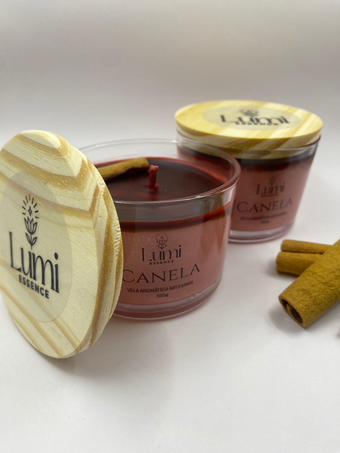 Vela Aromática Artesanal - Canela