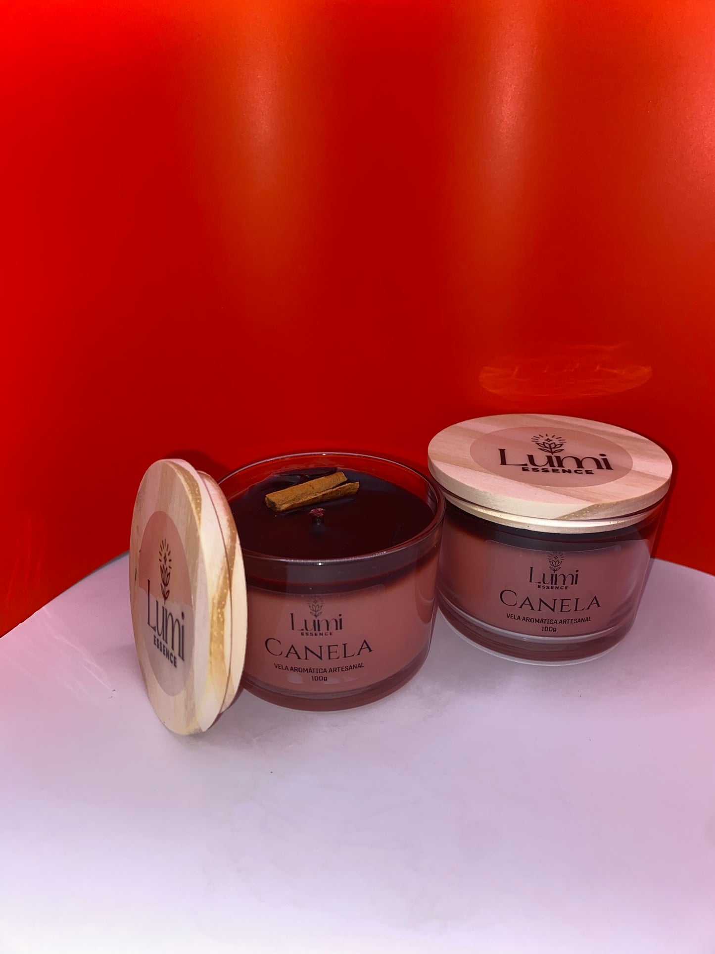 Vela Aromática Artesanal - Canela