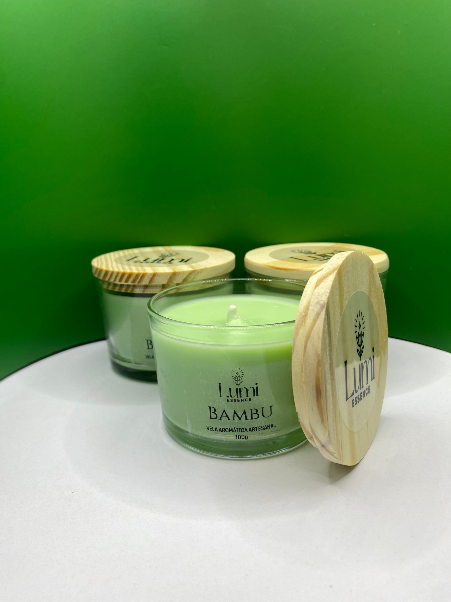 Vela Aromática Artesanal  - Bambu