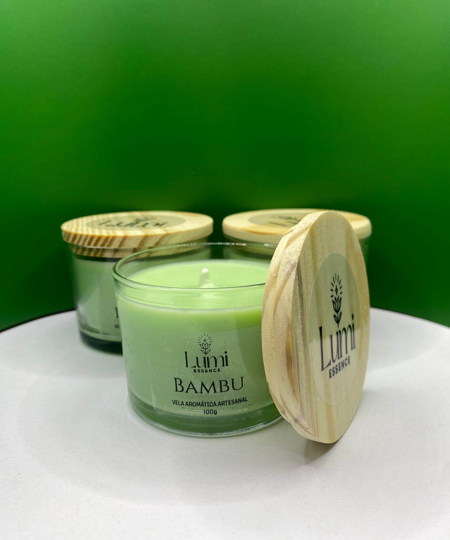 Vela Aromática Artesanal  - Bambu