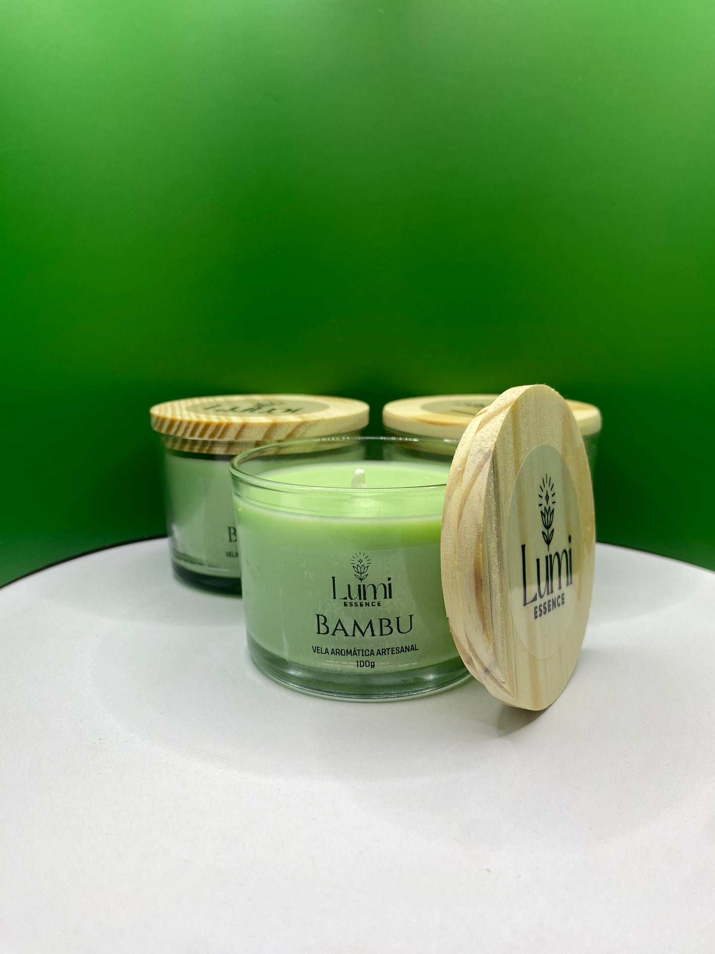 Vela Aromática Artesanal  - Bambu