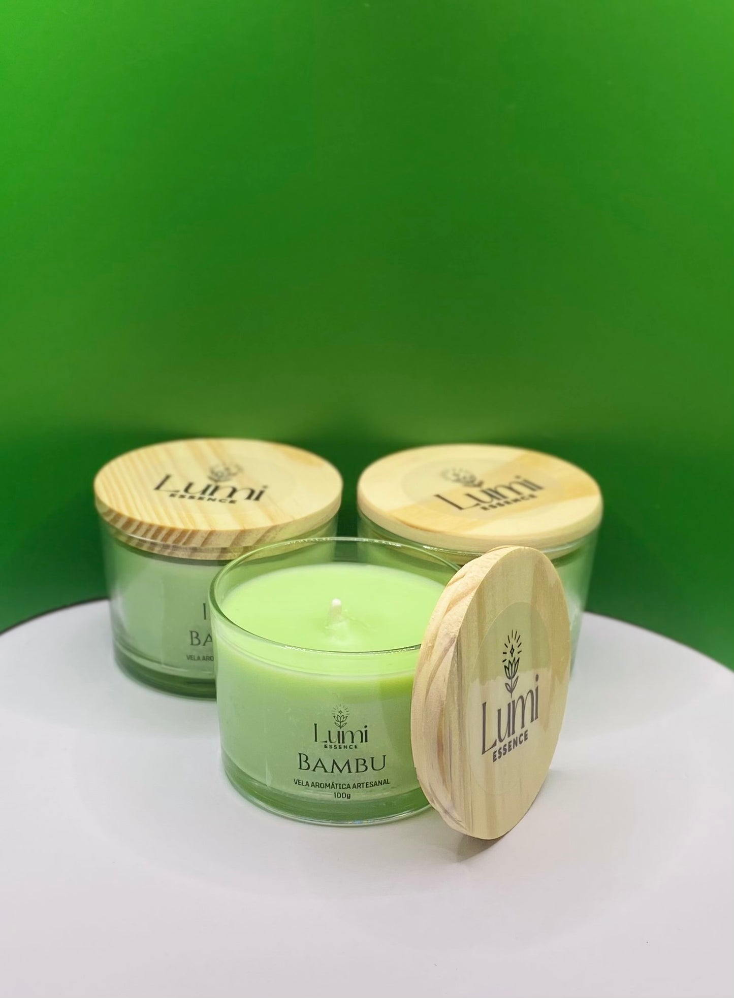 Vela Aromática Artesanal  - Bambu