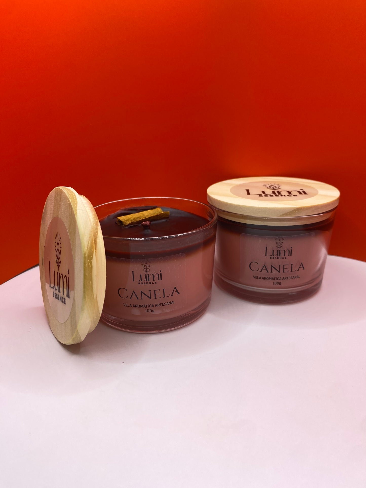 Vela Aromática Artesanal - Canela