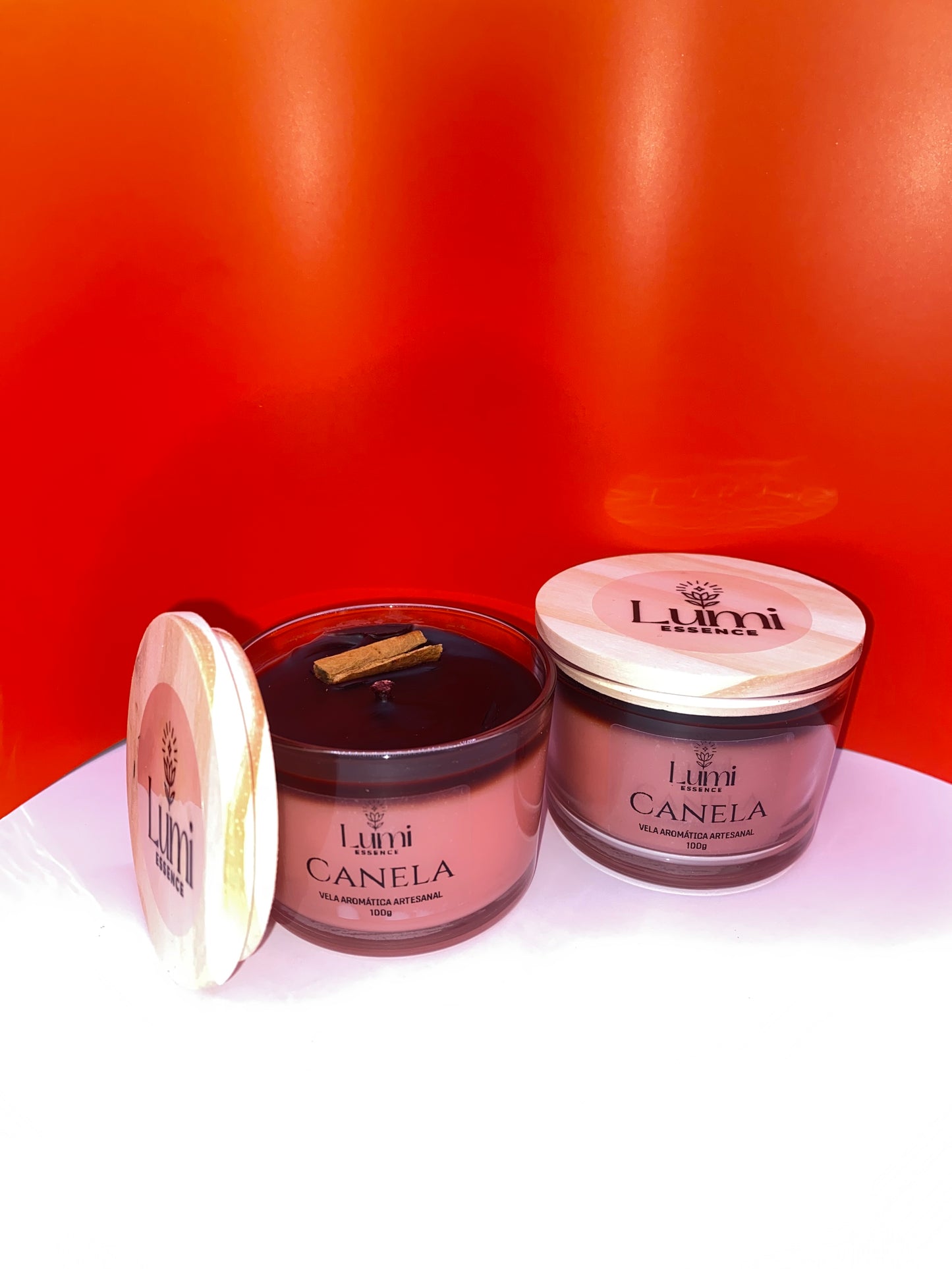 Vela Aromática Artesanal - Canela