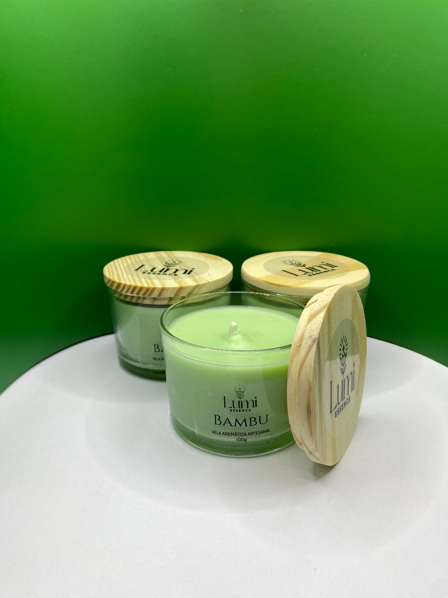 Vela Aromática Artesanal  - Bambu