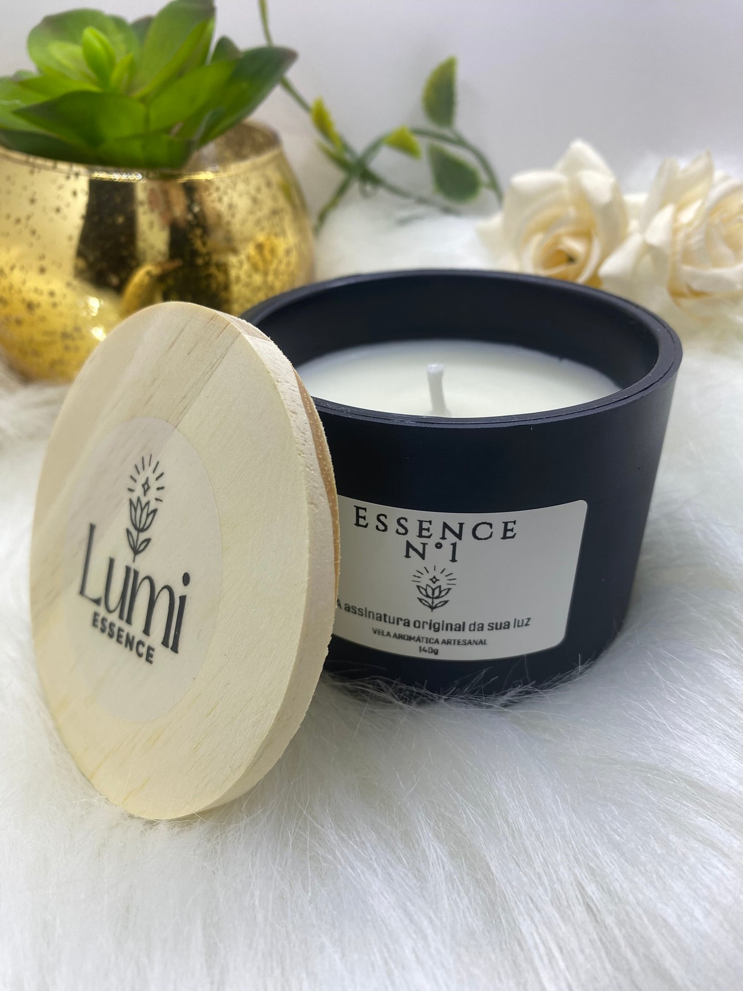 Vela Aromática Artesanal - Linha Signature - Essence Nº1 - 140g