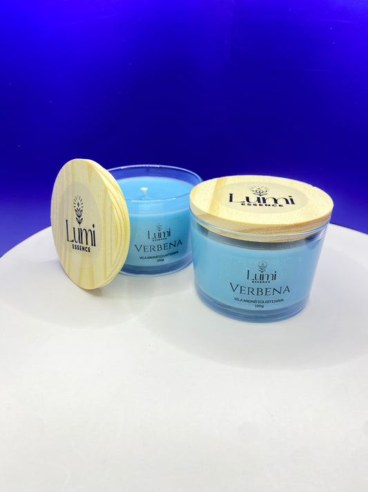 Vela Aromática Artesanal - Verbena
