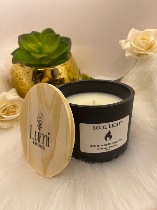 Vela Aromática Artesanal - Linha Signature - Soul Light - 140g