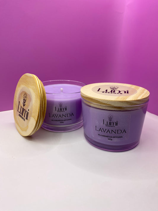 Vela Aromática Artesanal - Lavanda