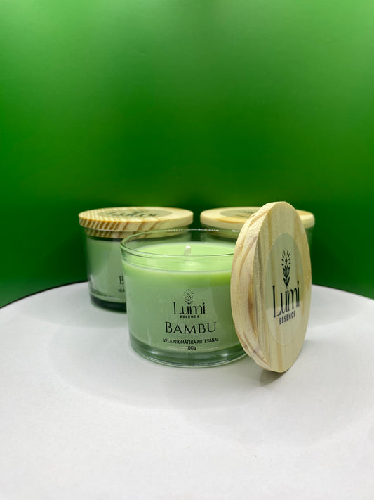 Vela Aromática Artesanal  - Bambu